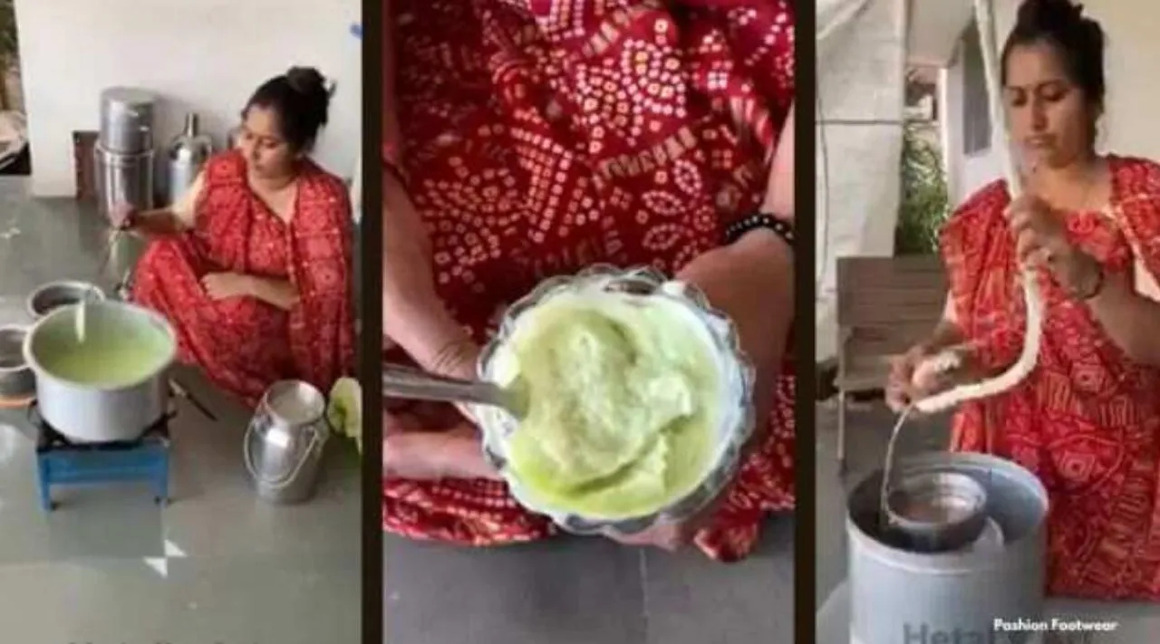 Anand Mahindra, handmade ice cream using a ceiling fan, வீட்டில் மின்விசிறி பயன்படுத்தி கையால் செய்த ஐஸ் கிரீம்; தொழிலதிபர் ஆனந்த் மஹிந்திரா, viral videos how ice cream is made at home