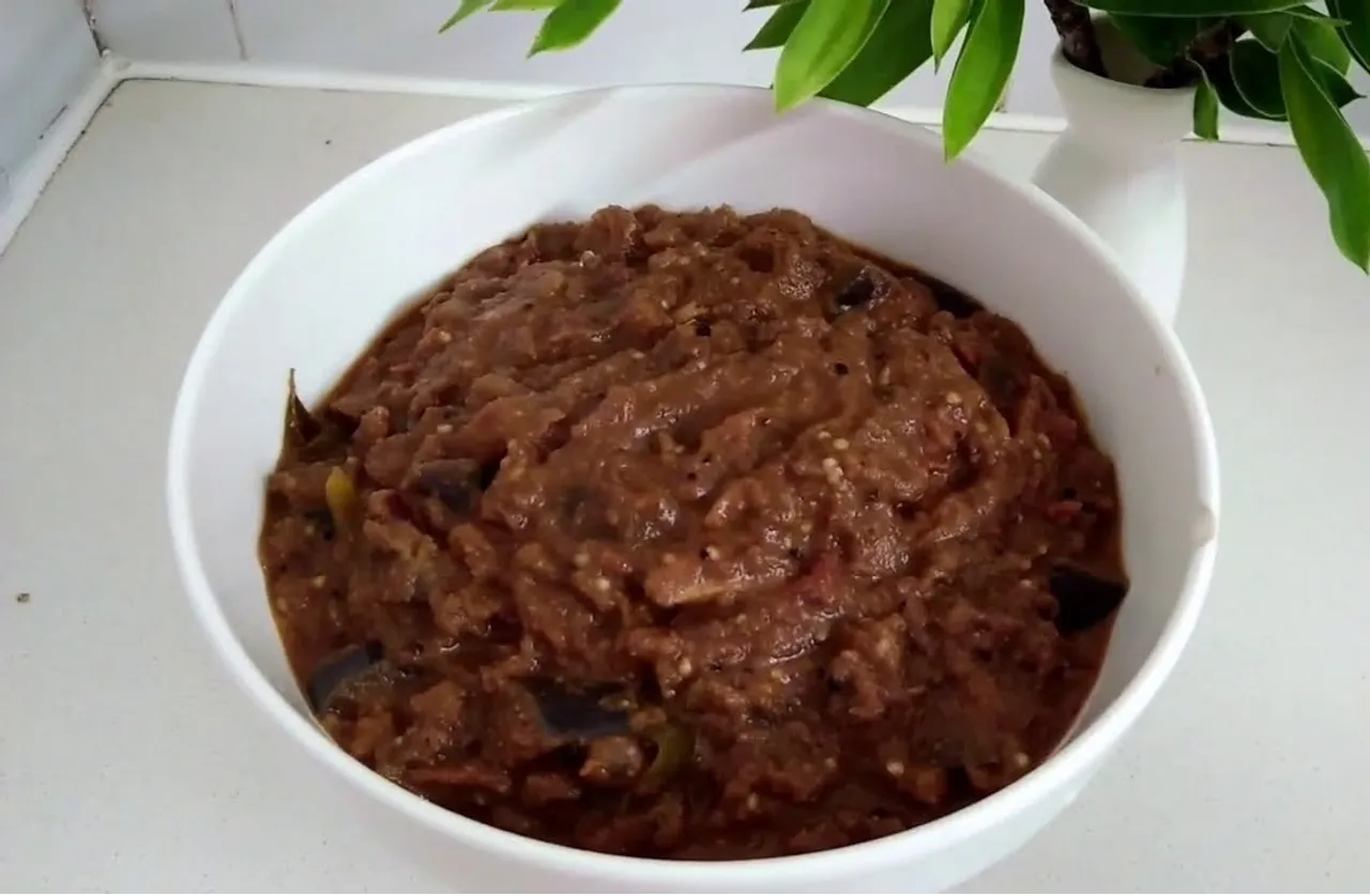 brinjal theeyal