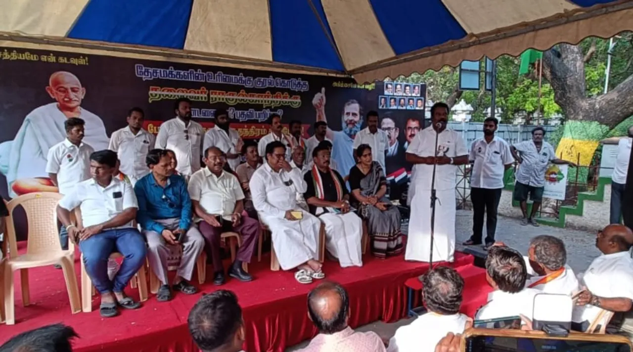 காங். எம்.எல்.ஏ.க்கள் தமிழக சட்டமன்றத்தில் திங்கள்கிழமை இரவு உள்ளிருப்பு போராட்டம் அறிவிப்பு