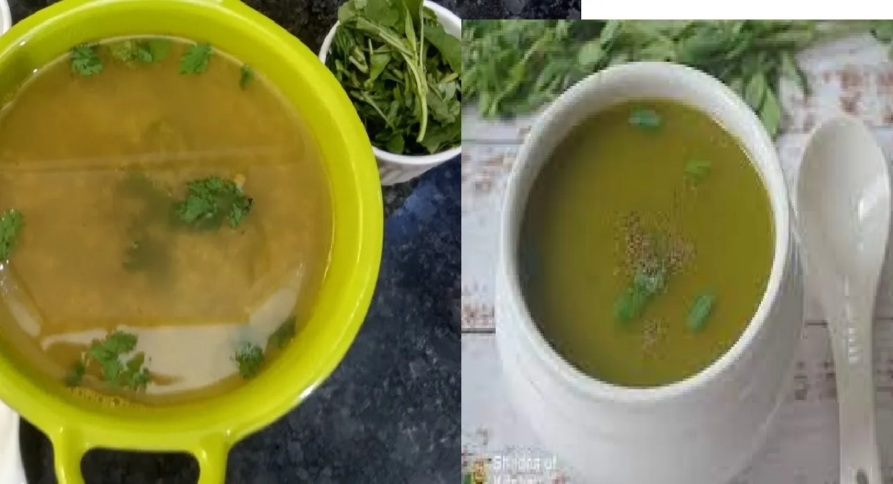 மசித்த கீரை மிளகு சூப் : இப்படி  ஒரு சூப்பை இதுவரை நீங்கள் குடிச்சிருக்க மாட்டீங்க