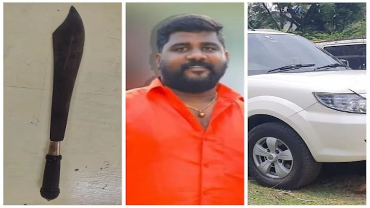 Weapons seized from BJP cadres house