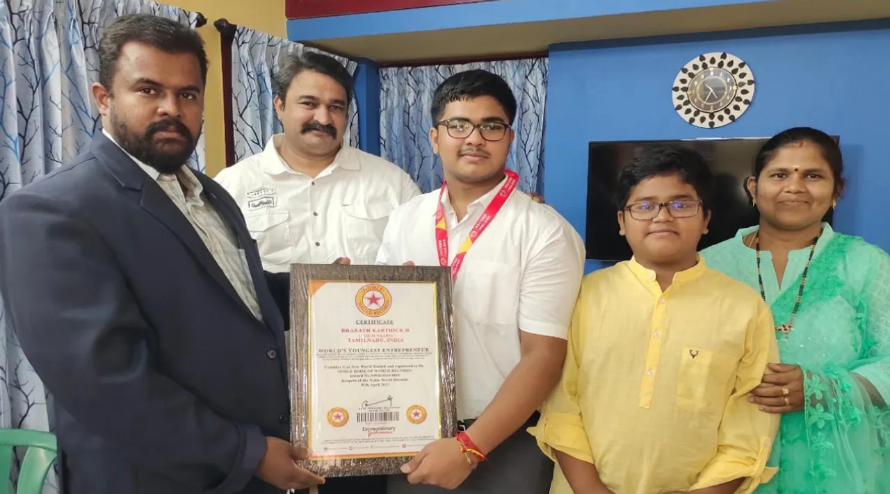 World's Youngest Entrepreneur award