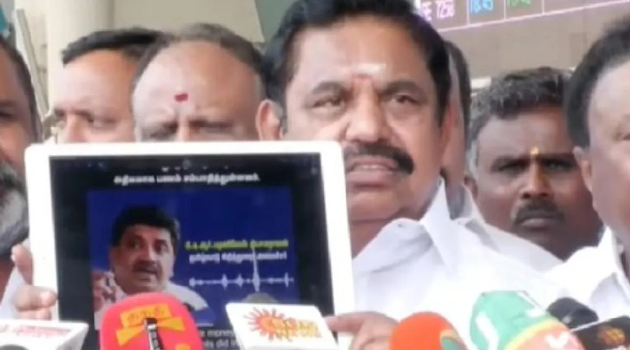 Edappadi K Palaniswami says Centre should probe on PTR Palanivel Thiagarajan audio, Edappadi K Palaniswami, PTR Palanivel Thiagarajan audio, ரூ.30,000 கோடி ஊழல், பி.டி.ஆர் ஆடியோ பற்றி மத்திய அரசு விசாரிக்க வேண்டும், இ.பி.எஸ் பேட்டி, எடப்பாடி பழனிசாமி பேட்டி, EPS, Rs 30 thousand crore scam allegations