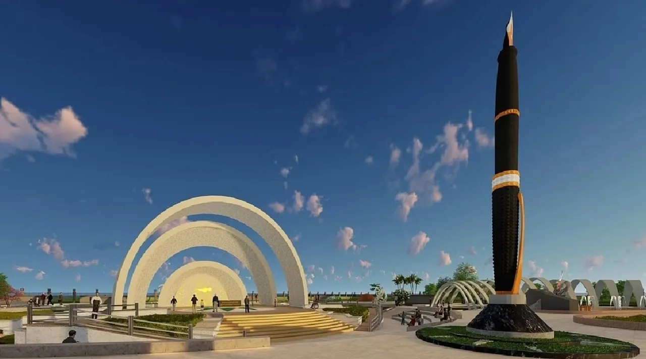 pen monument to Karunanidhi
