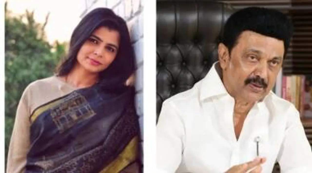 chinmayi, mk stalin