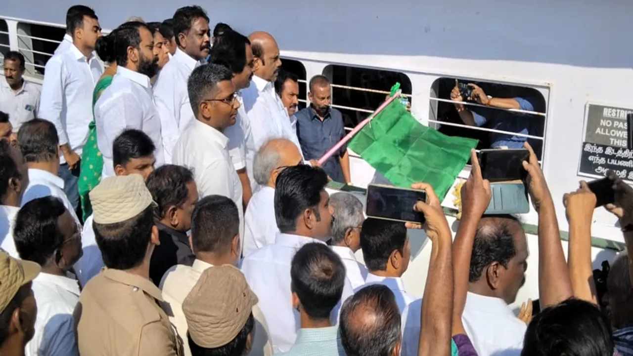 Minister Velu said that the construction of Kanyakumari glass fiber bridge will be completed in one year
