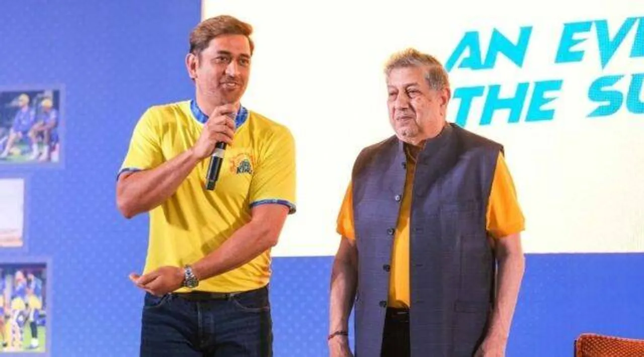 Only you can do a miracle N Srinivasan tells Mahendra Singh Dhoni on CSKs IPL victory