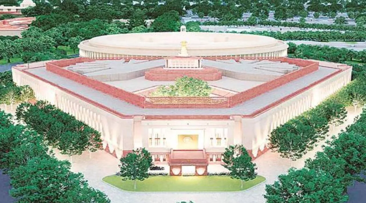 parliament news,parliament news, new parliament building, new parliament building and the old one, difference between new parliament building and existing one news, புதிய நாடாளுமன்ற கட்டடம், புதிய நாடாளுமன்ற கட்டடம் பழைய கட்டடத்தில் இருந்து எப்படி வேறுபட்டது, புதிய நாடாளுமன்ற கட்டடம் திறப்பு விழா, புதிய நாடாளுமன்ற கட்டடத்தின் சிறப்பு அம்சங்கள், how the new parliament building differs from the existing one news, india news, current affairs, narendra modi parliament building news, faqs, Tamil indian express
