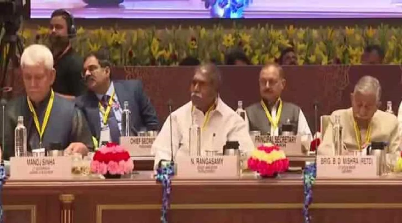 Puducherry CM at NITI aayog