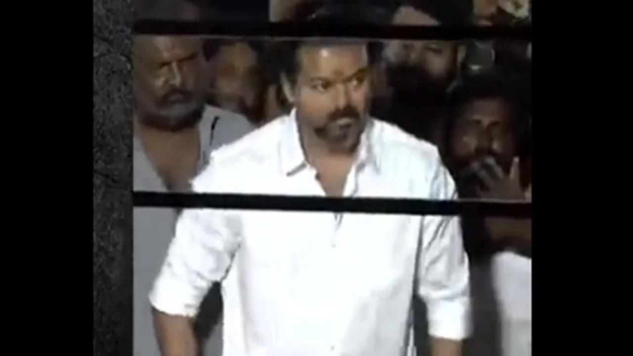 Actor Vijay paid tribute to actor Mano Bala