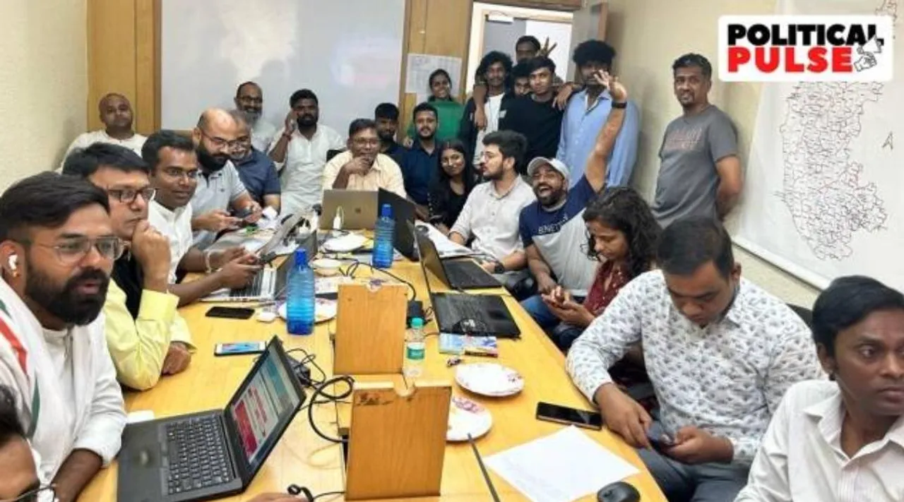 Karnataka, Karnataka poll results, Congress Karnataka, கர்நாடகா தேர்தல், காங்கிரஸ், சசிகாந்த் செந்தில், PayCM, CM Bommai, BJP karnataka, Congress campaign, Indian express