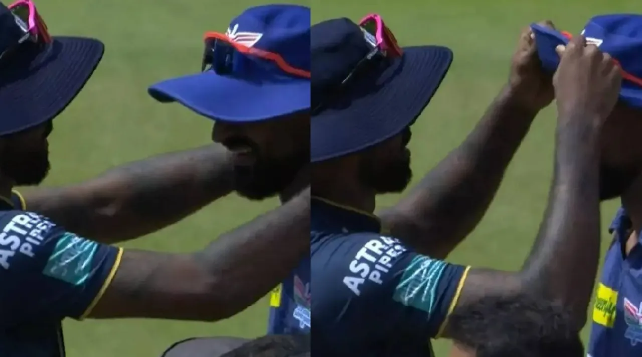 Hardik - Krunal, Pandya Brothers Share Emotional Moment Before Toss LSG vs GT Tamil News