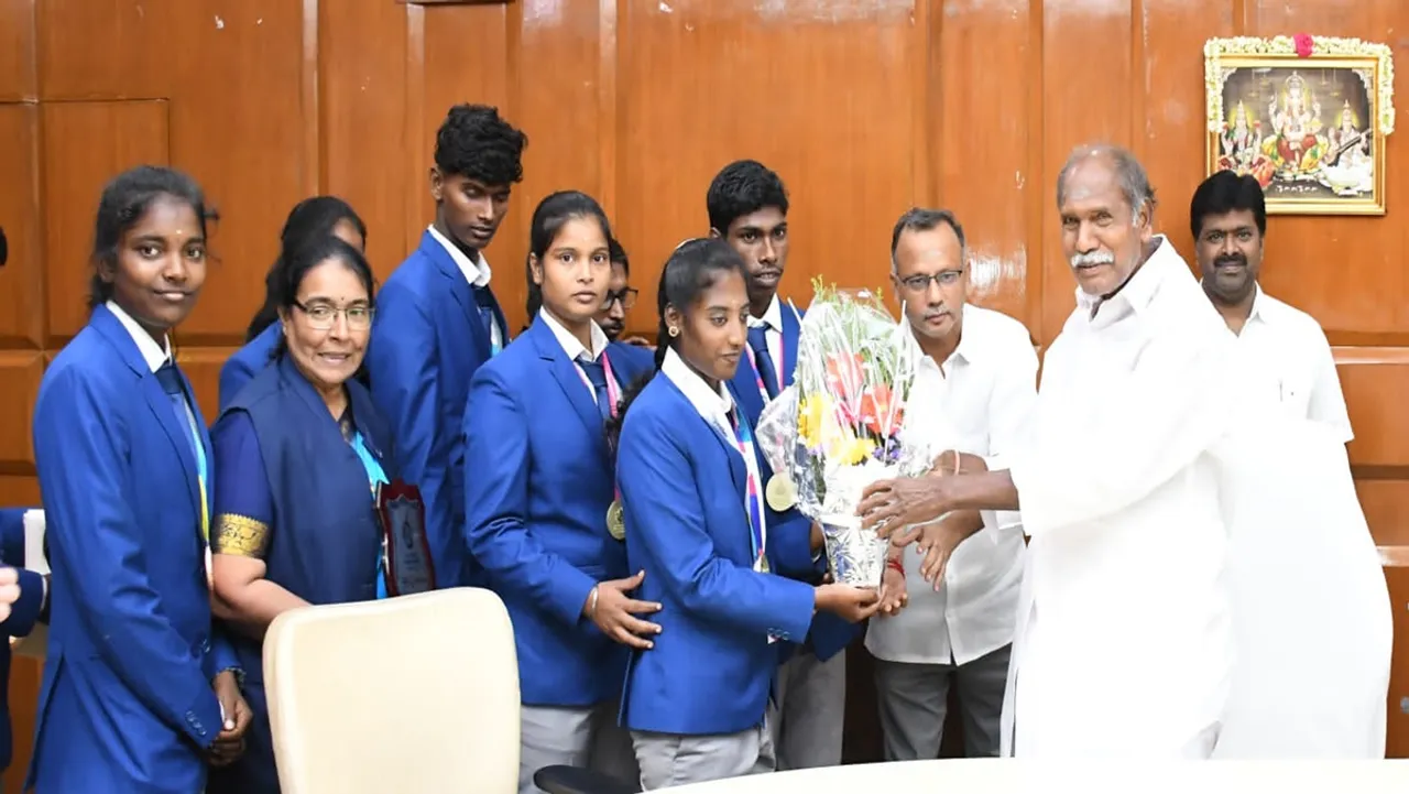 Puducherry students excel at Germany International Summer Special Olympics