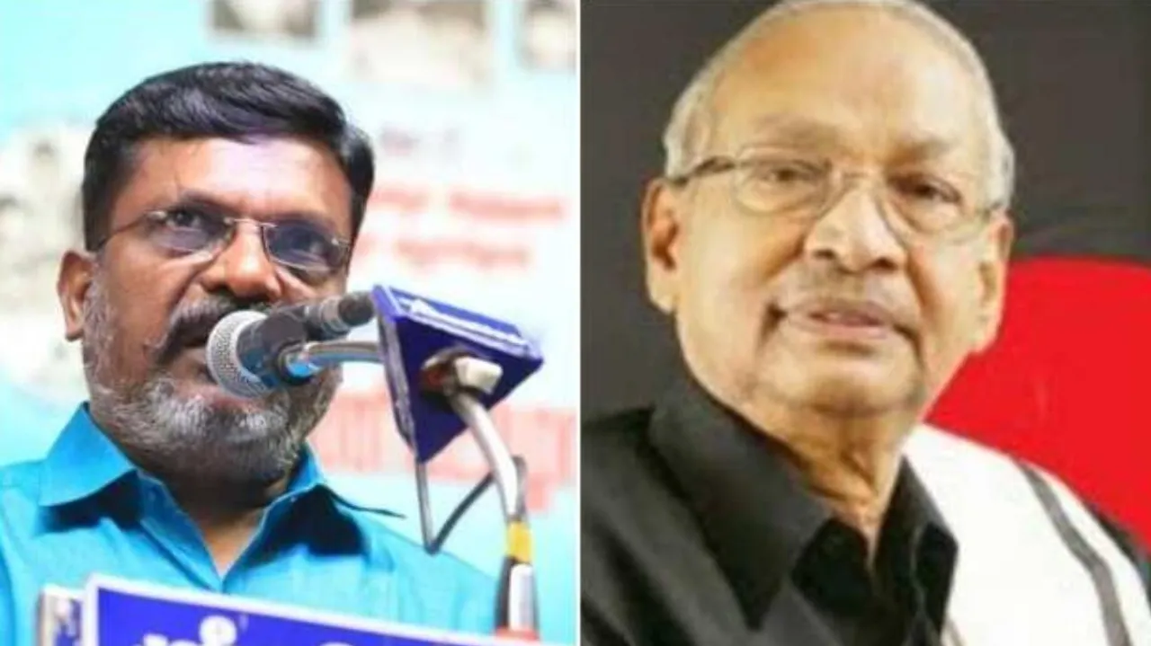 Tamil Nadu Governor R N Ravi, Dismissal of V Senthil Balaji, Order on hold, Condemnation of governors action, திருமாவளவன், விசிக, திமுக, ஆர்.என். ரவி, ஆளுநர் ஆர் என் ரவியை திரும்ப பெறக் கோரி போராட்டம், திமுக தலைமையில் போராட்டம், தமிழ்நாடு, செந்தில் பாலாஜி, Opposition to action against democracy, Constitution violation, Motive to trouble DMK government, Call for all-party meeting