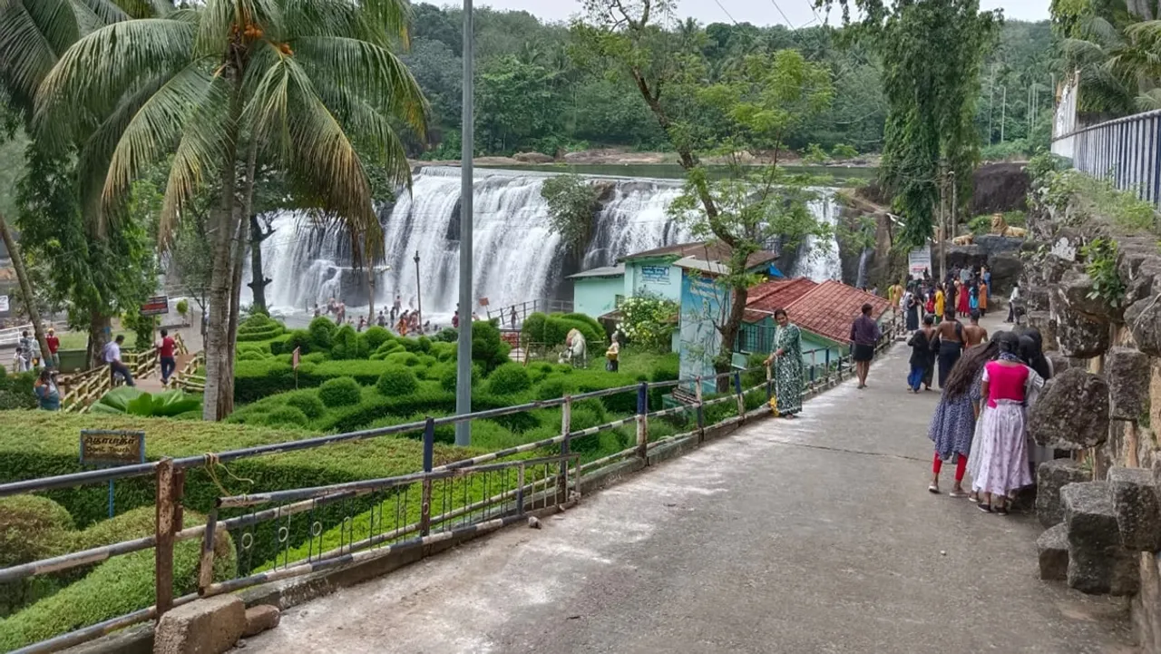 Tilparapu waterfall announcement banner goes viral