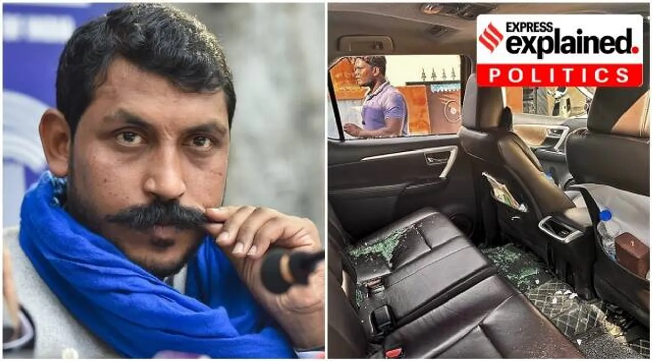 Chandrashekhar Aazads convoy fired at Who is the Dalit leader how he rose to popularity