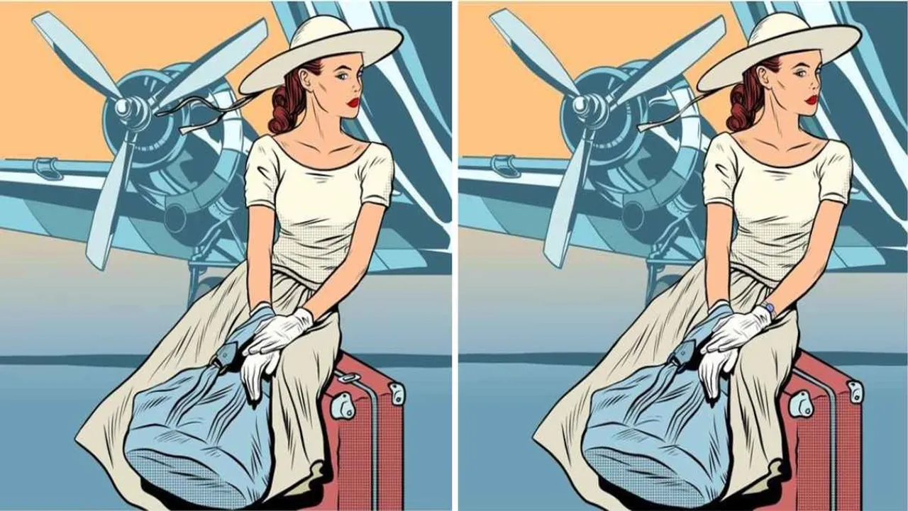 can spot 5 differences in the airport picture