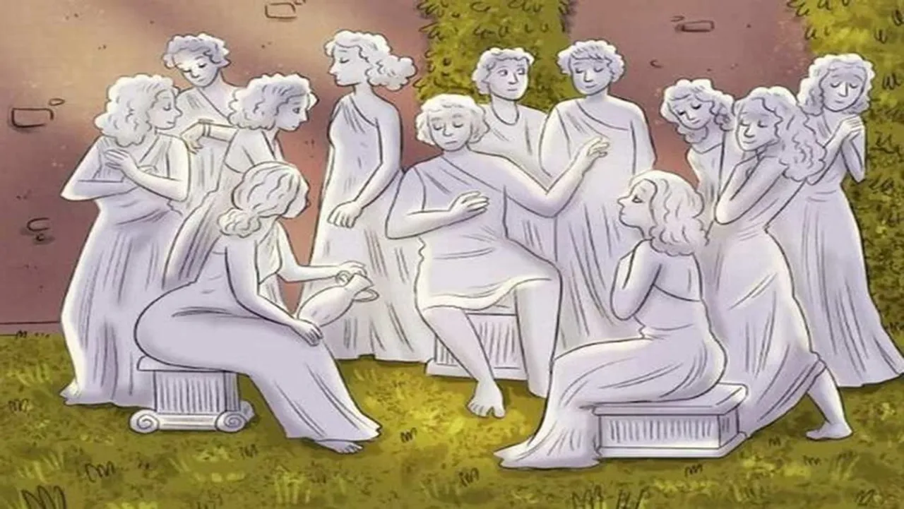Can you catch the man hiding among statues in 3 Seconds