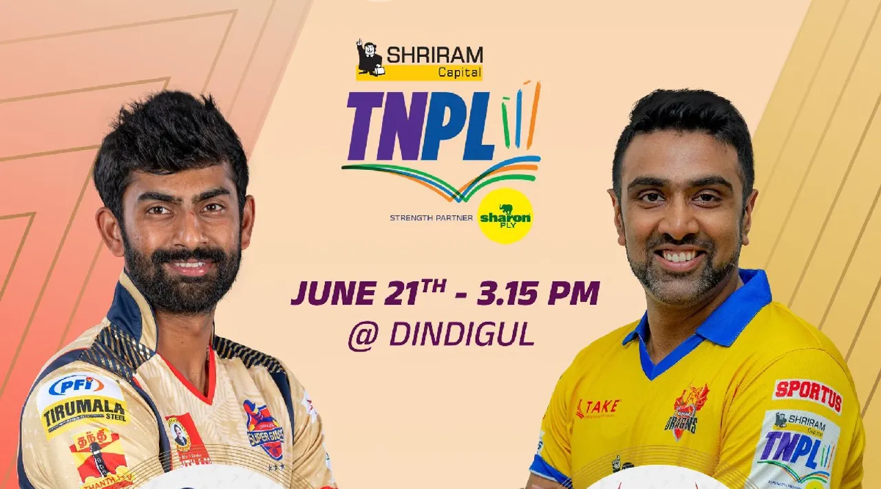 Chepauk Super Gillies vs Dindigul Dragons, 11th Match