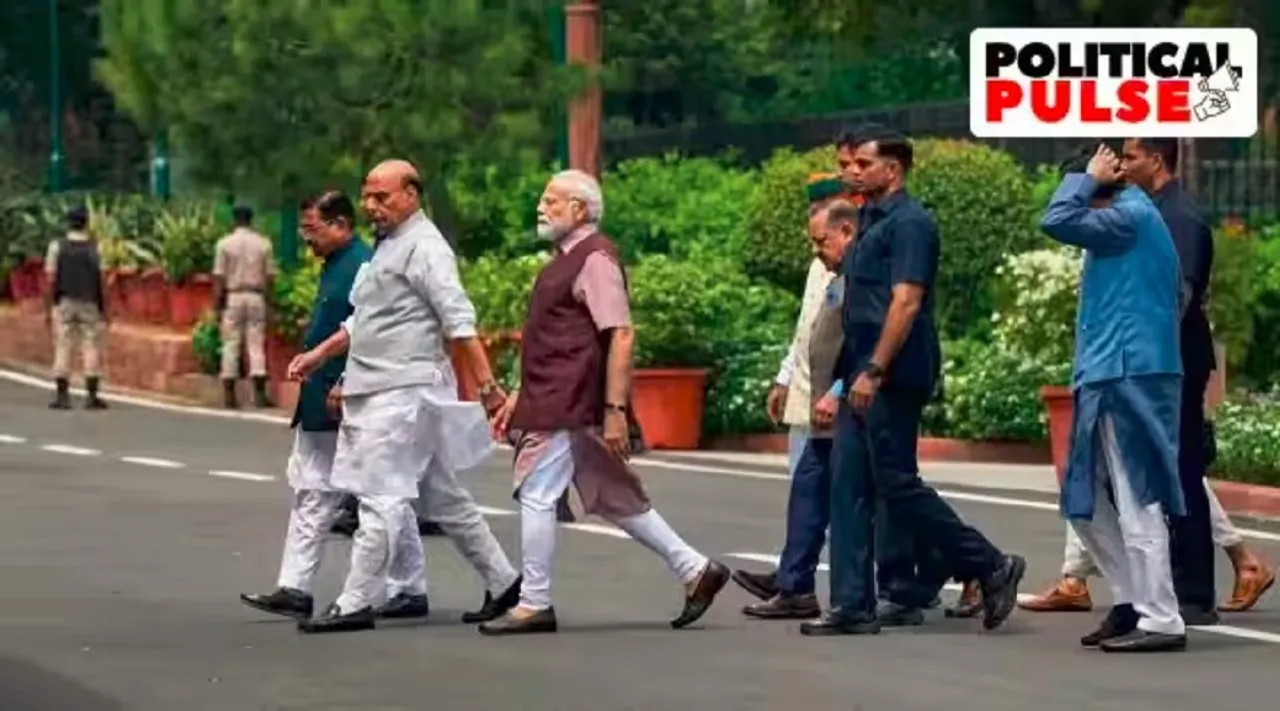Modi with ministers