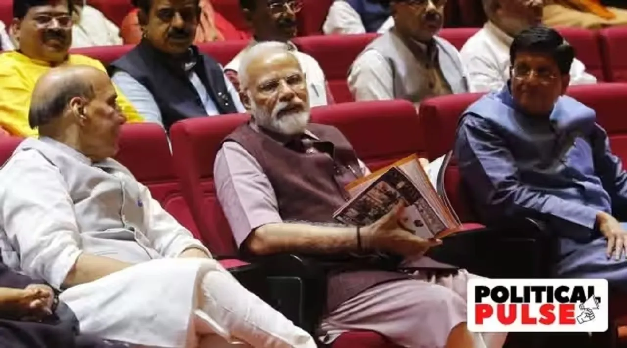 Modi with ministers
