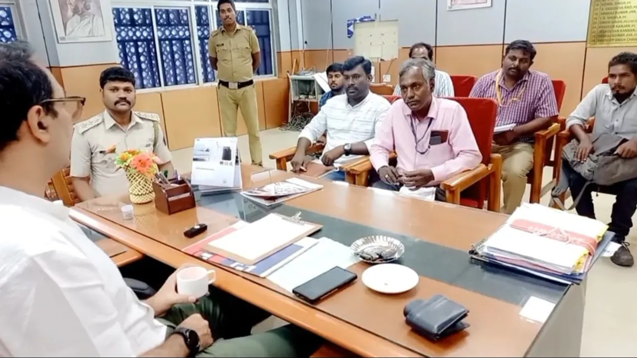 Cell phones were confiscated in Puducherry Central Jail
