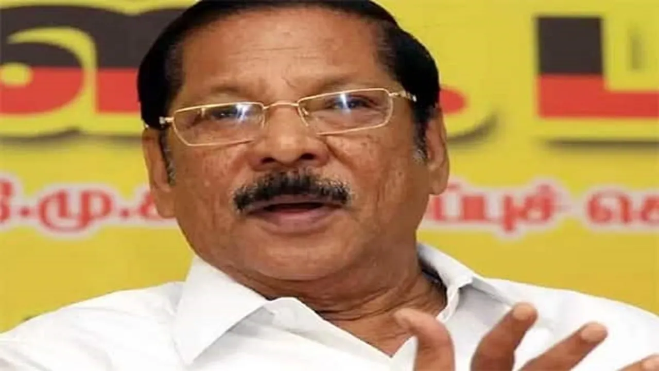 RS Bharathi spoke at the Trichy DMK meeting