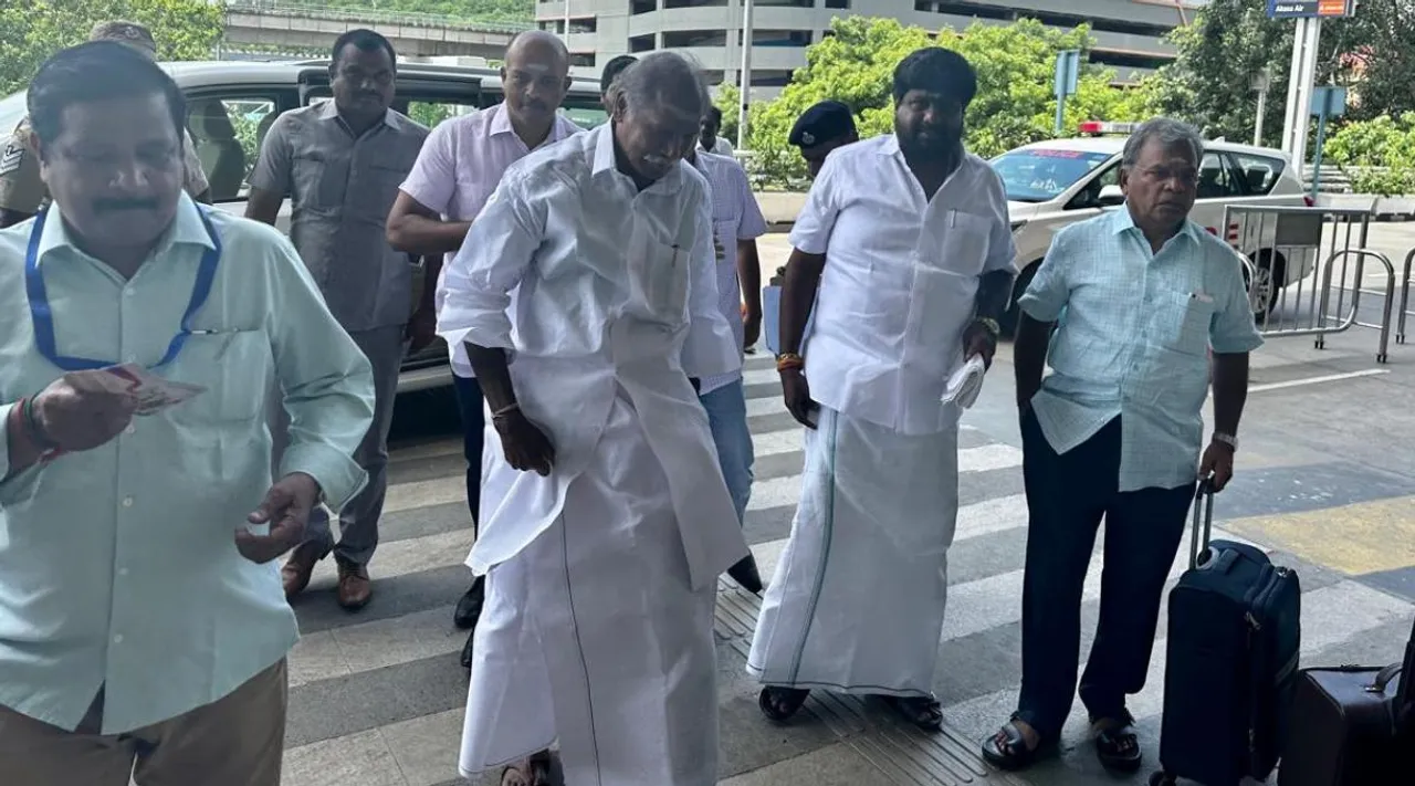 Rangaswamy Participating in BJP alliance meeting, Rangaswamy in Delhi, டெல்லியில் ரங்கசாமி, பா.ஜ.க கூட்டணி ஆலோசனையில் ரங்கசாமி பங்கேற்பு, Rangaswamy, Puducherry, BJP alliance meeting in in Delhi
