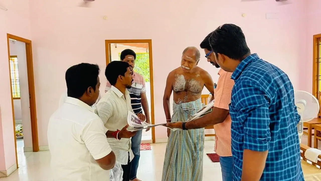 Puducherry Chief Minister Rangasamy was met by Chituk Kuruvi Green House team