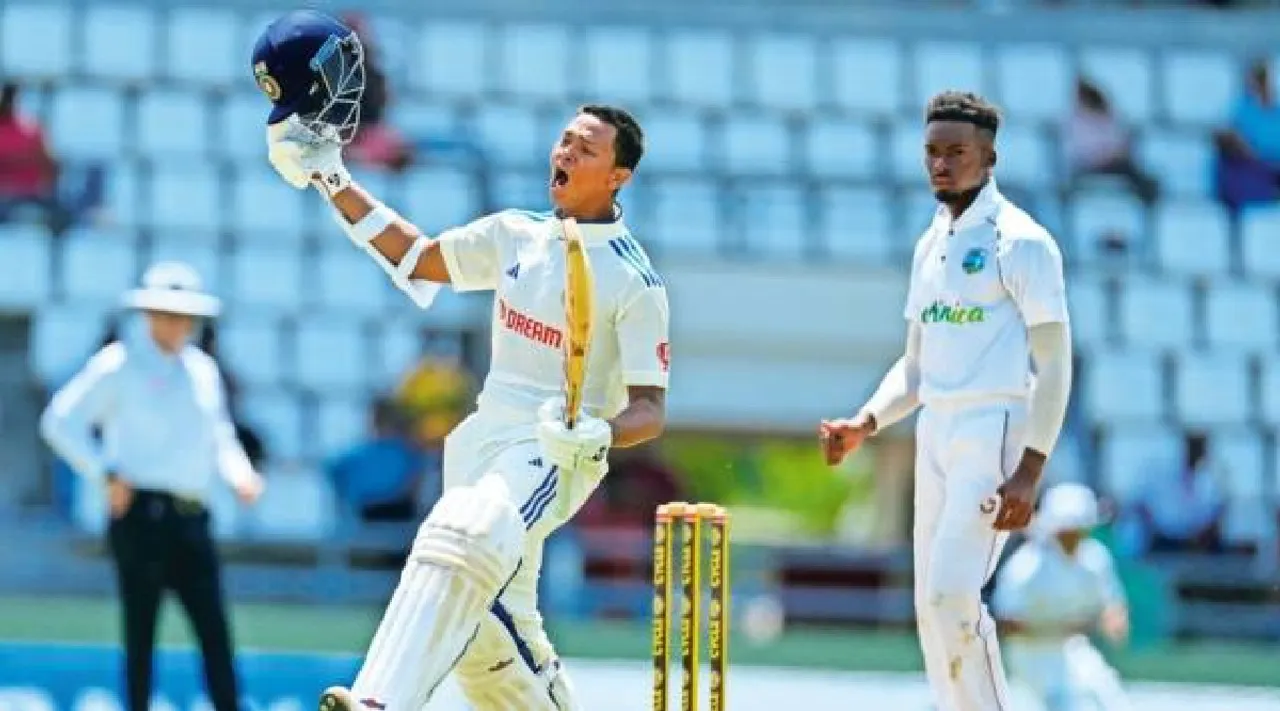 Yashasvi Jaiswal dream double: 100 on debut, home in Mumbai Tamil News