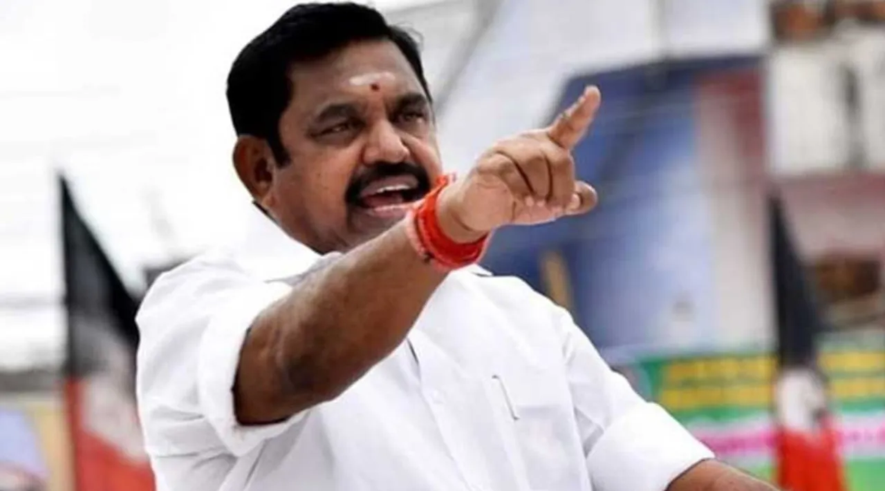 edappadi k. palaniswami angry speech reporter at Delhi reason in tamil