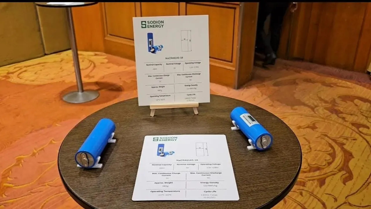 Introduction of sodium ion batteries in Coimbatore
