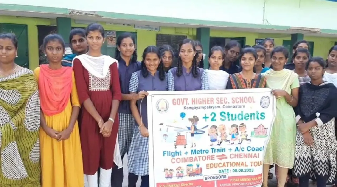 Kovai Govt School students