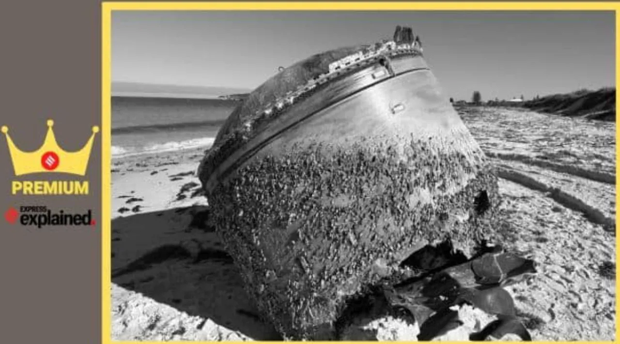 ISRO rocket debris on Australian shore