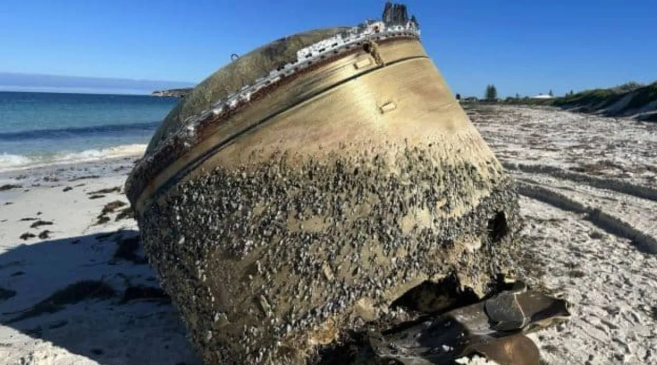 Mysterious object on Australian beach confirmed as ISRO rocket