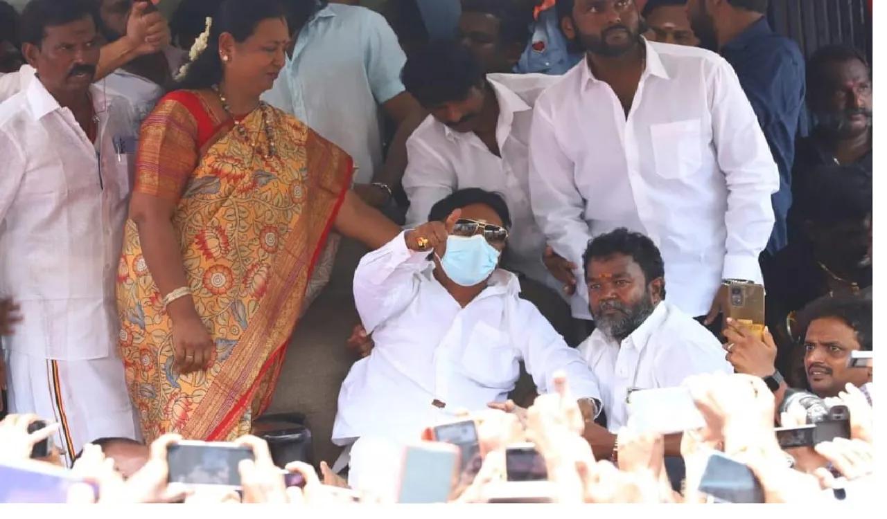 தொண்டர்களை சந்தித்த விஜயகாந்த்