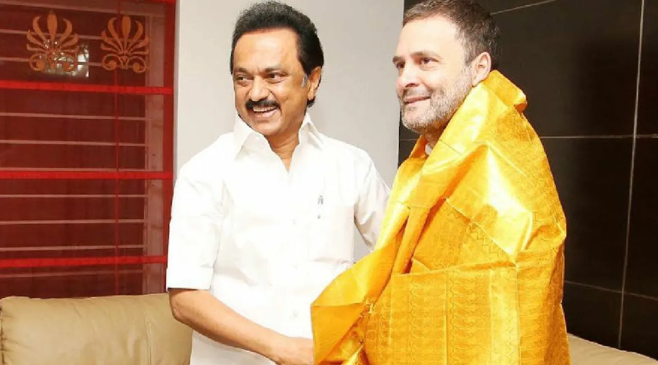 Stalins tweet in support of Rahul Gandhi