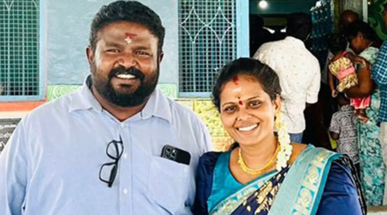 Serial Actress Deepa T register marriage with Baakiyalakshmi serial production manager, Baakiyalakshmi serial production manager, sai ganesh Babu, Serial Actress Deepa T married with Baakiyalakshmi serial production manager Babu, பதிவுத் திருமணம் செய்த சீரியல் நடிகை தீபா; கணவர் பாபு வீட்டில் எதிர்ப்பு - Serial Actress Deepa T, Baakiyalakshmi serial production manager sai ganesh babu