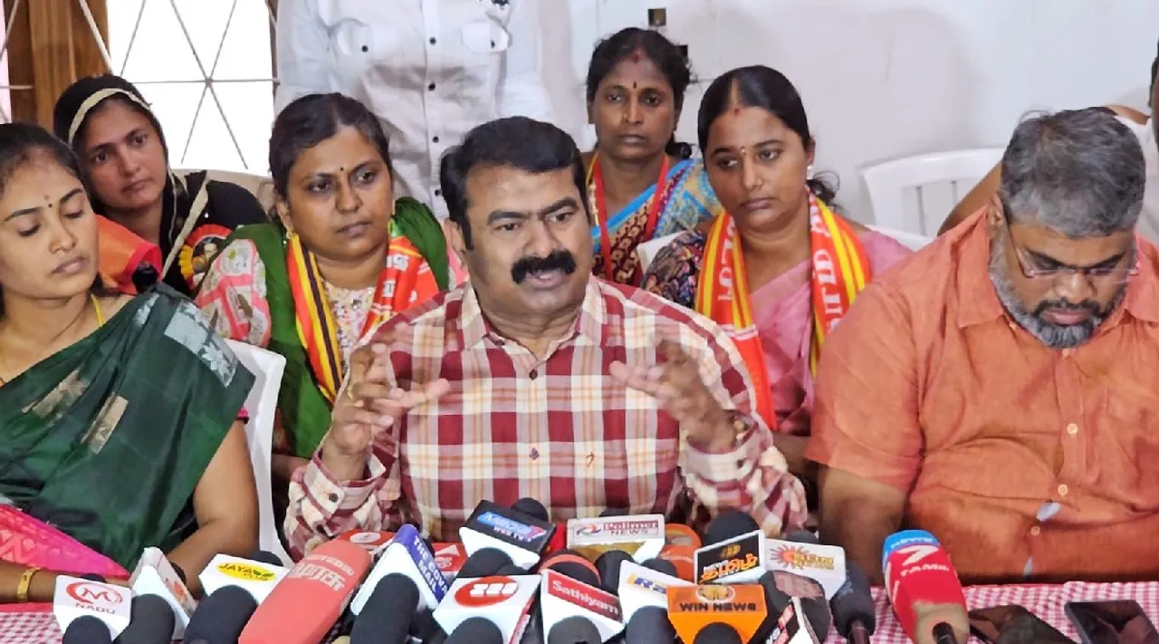 Coimbatore: NTK Seeman on Actress Vijayalakshmi allegation Tamil News -