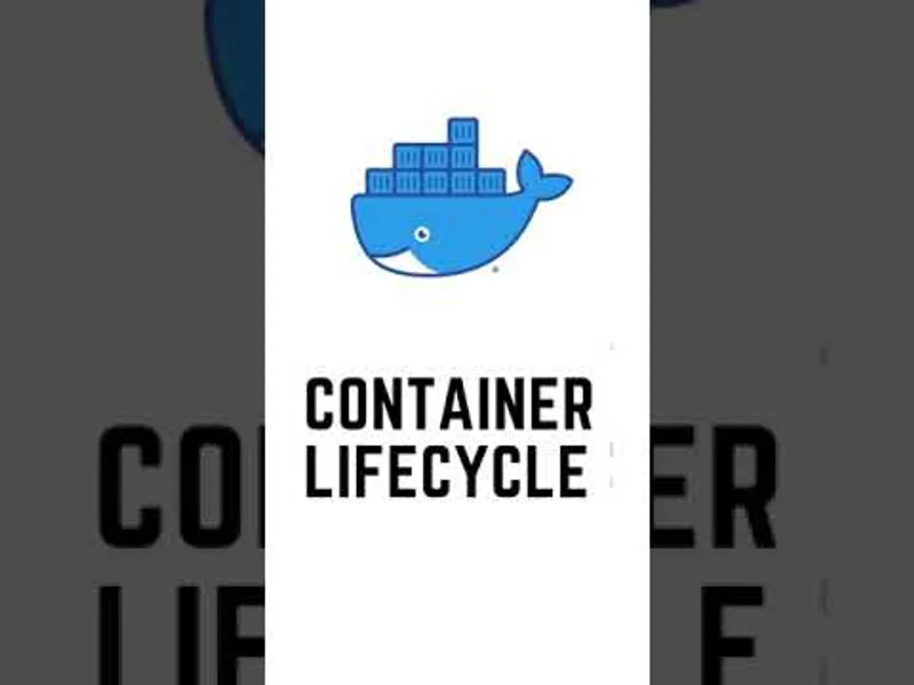 Docker container lifecycle with real-life example | Docker tutorial for beginners #Shorts