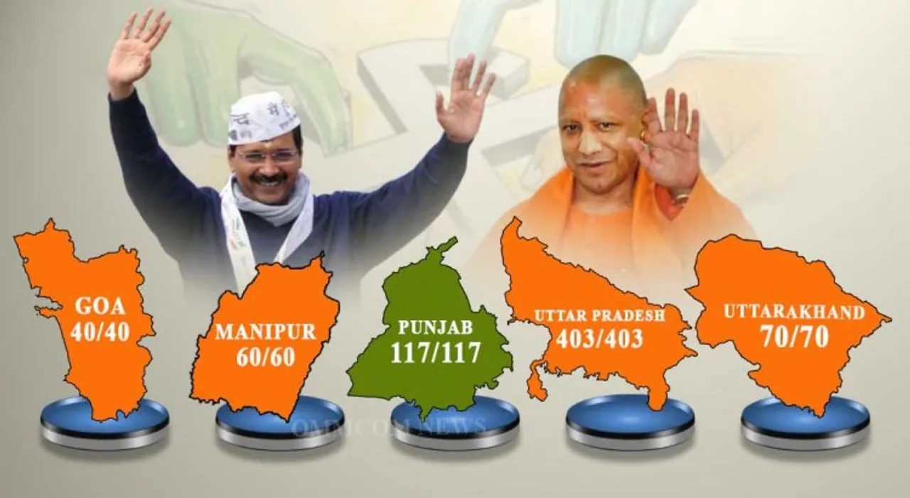 BJP wins assembly tie 4-1 but Punjab listens to Mann Ki Baat as AAP secures three-fourths majority