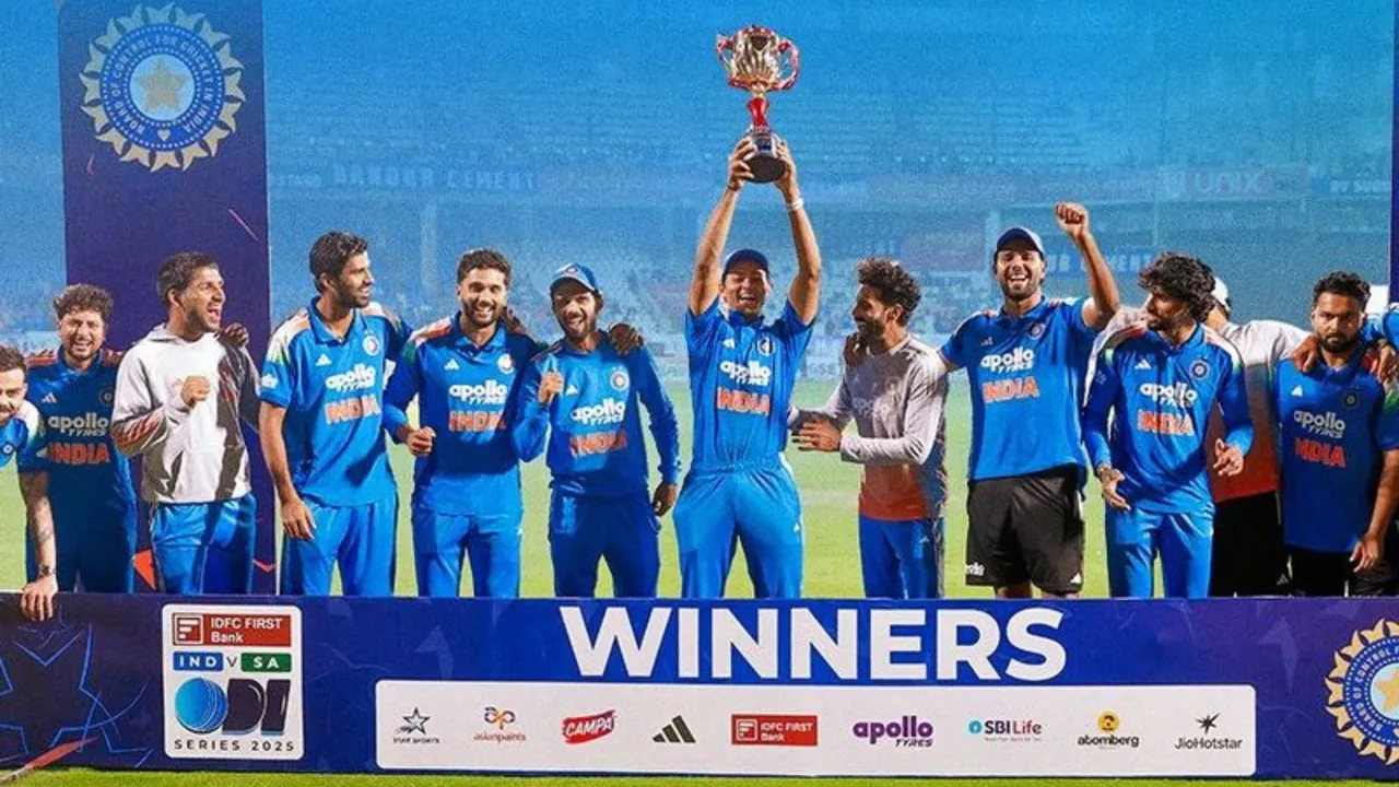 Indian Cricket Team Victory Celebration