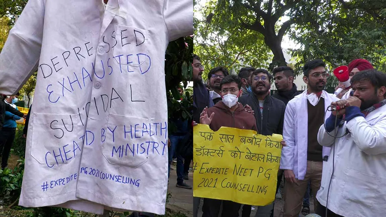 Doctors protest