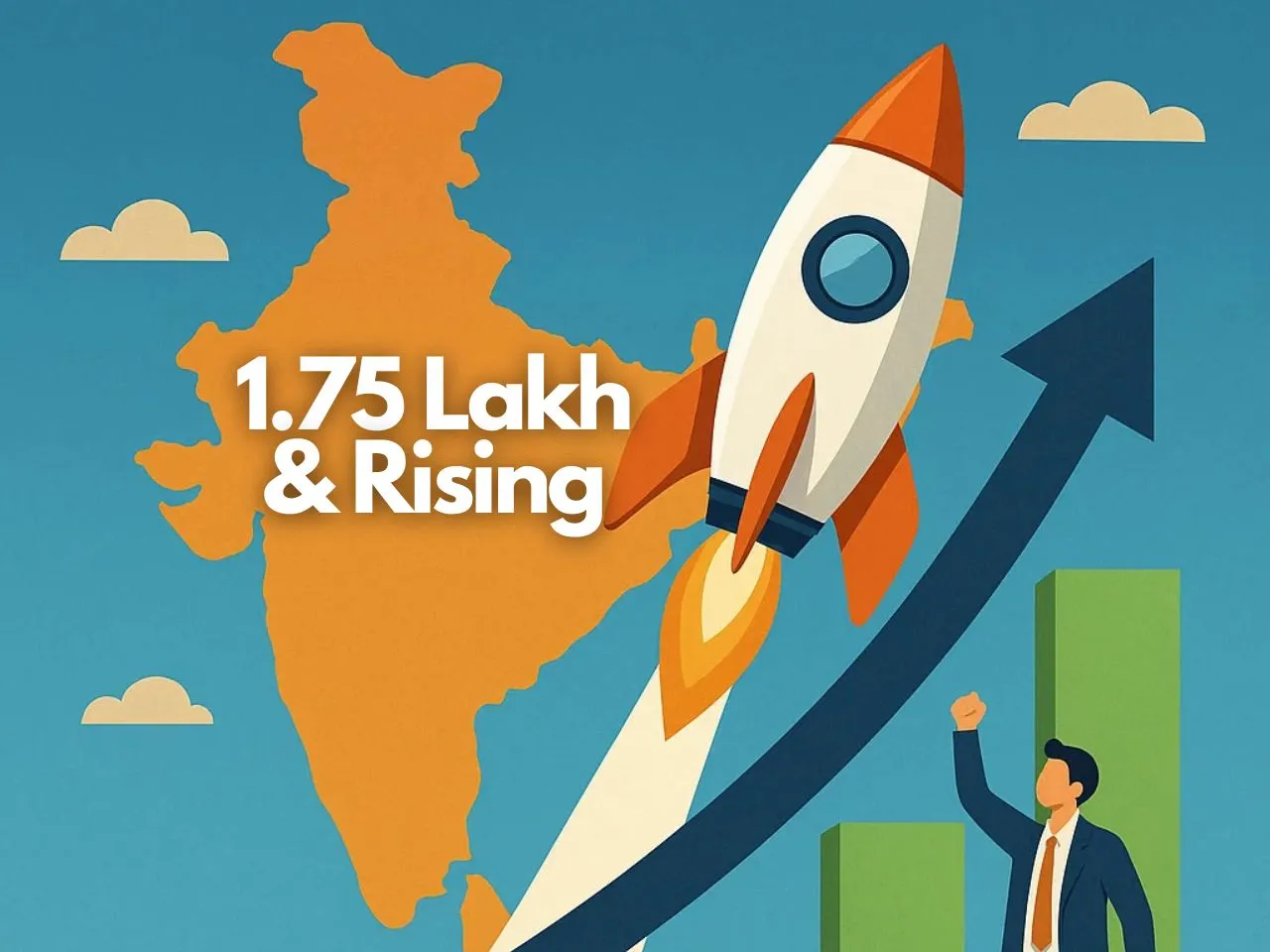 India Just Crossed 1.75 Lakh Startups — Here's What That Really Means