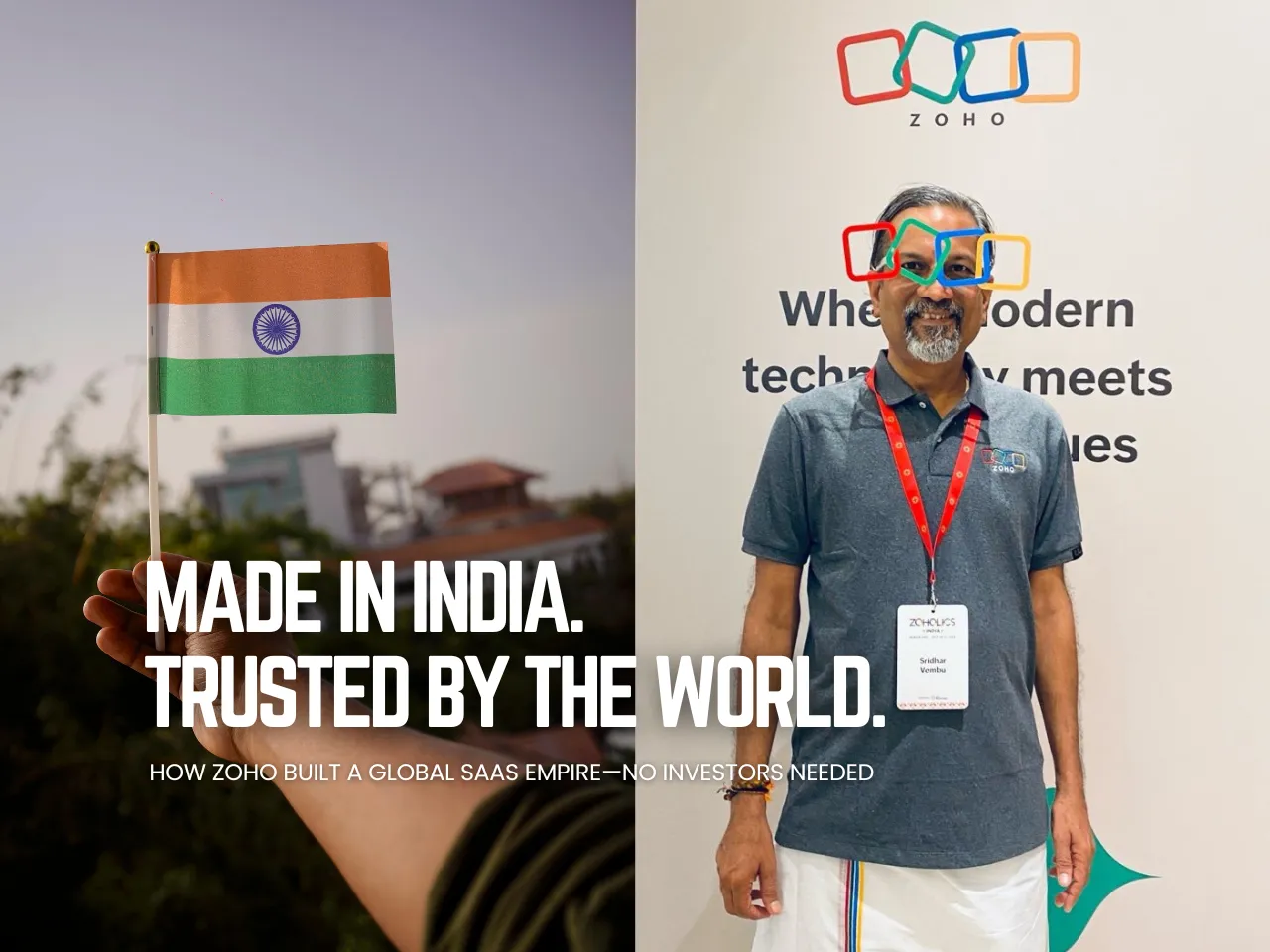 founder and CEO Sridhar Vembu, Zoho