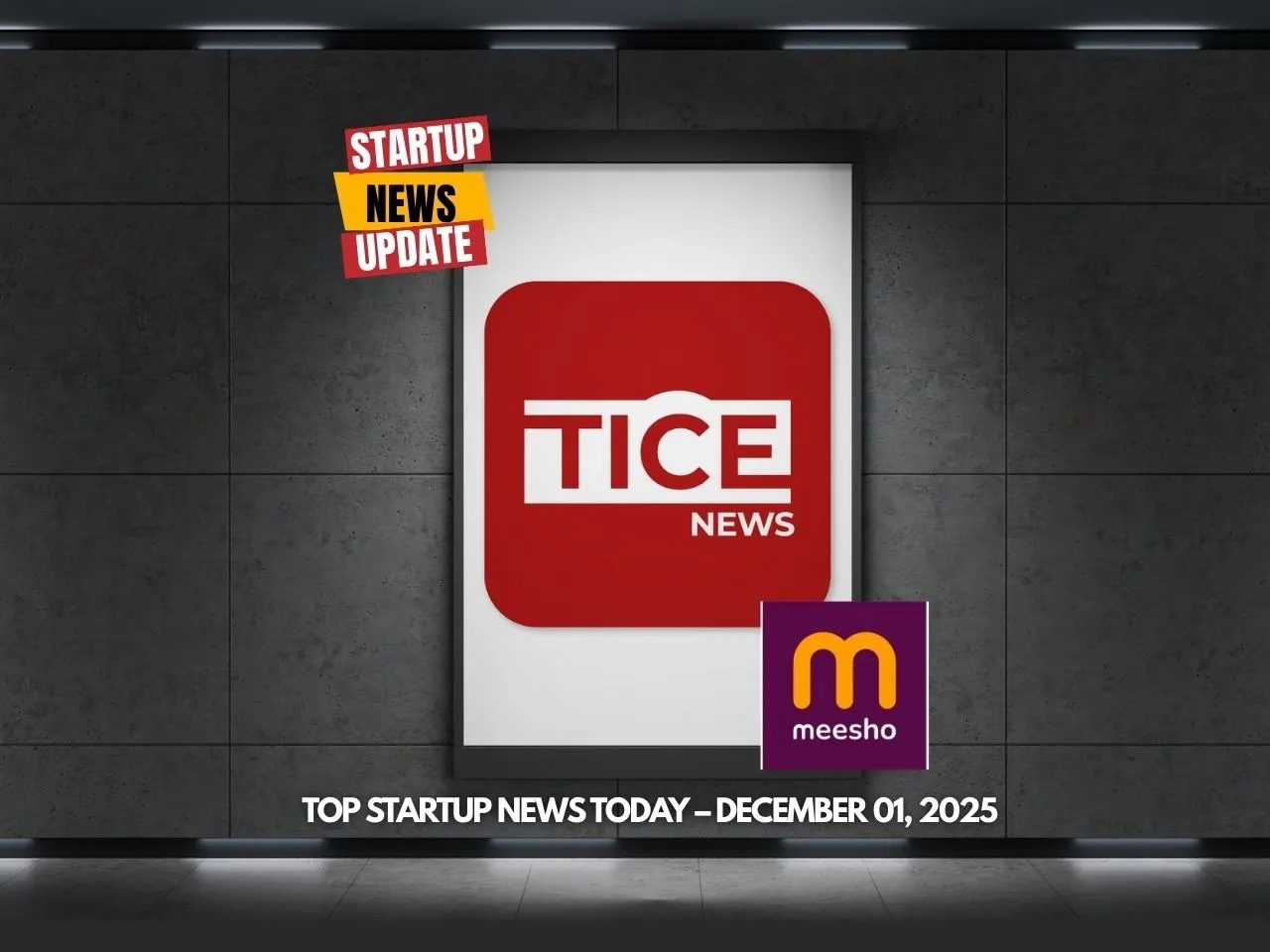 Top Startup News Today 1st Dec