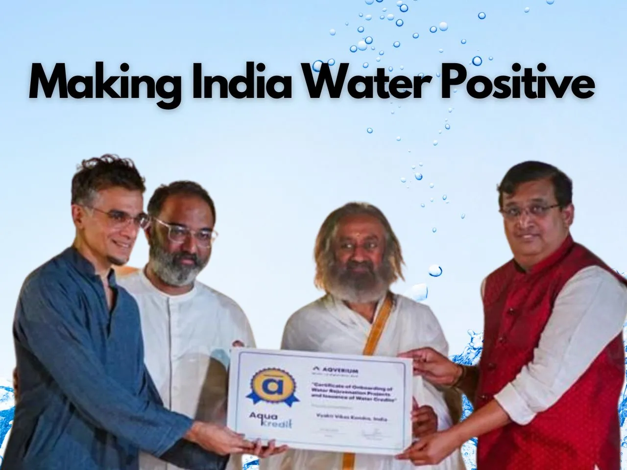 Art of Living AquaKredits India Water Positive