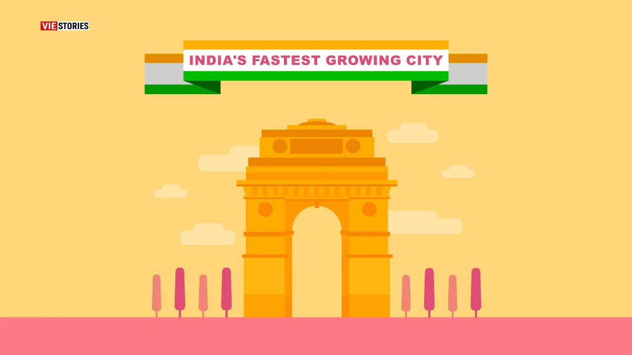 Fastest growing city in India
