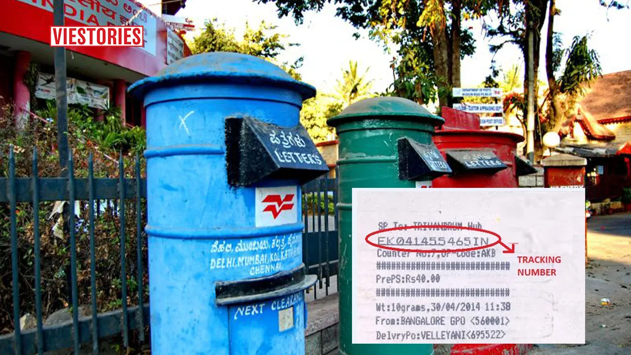 India Post Consignment Number