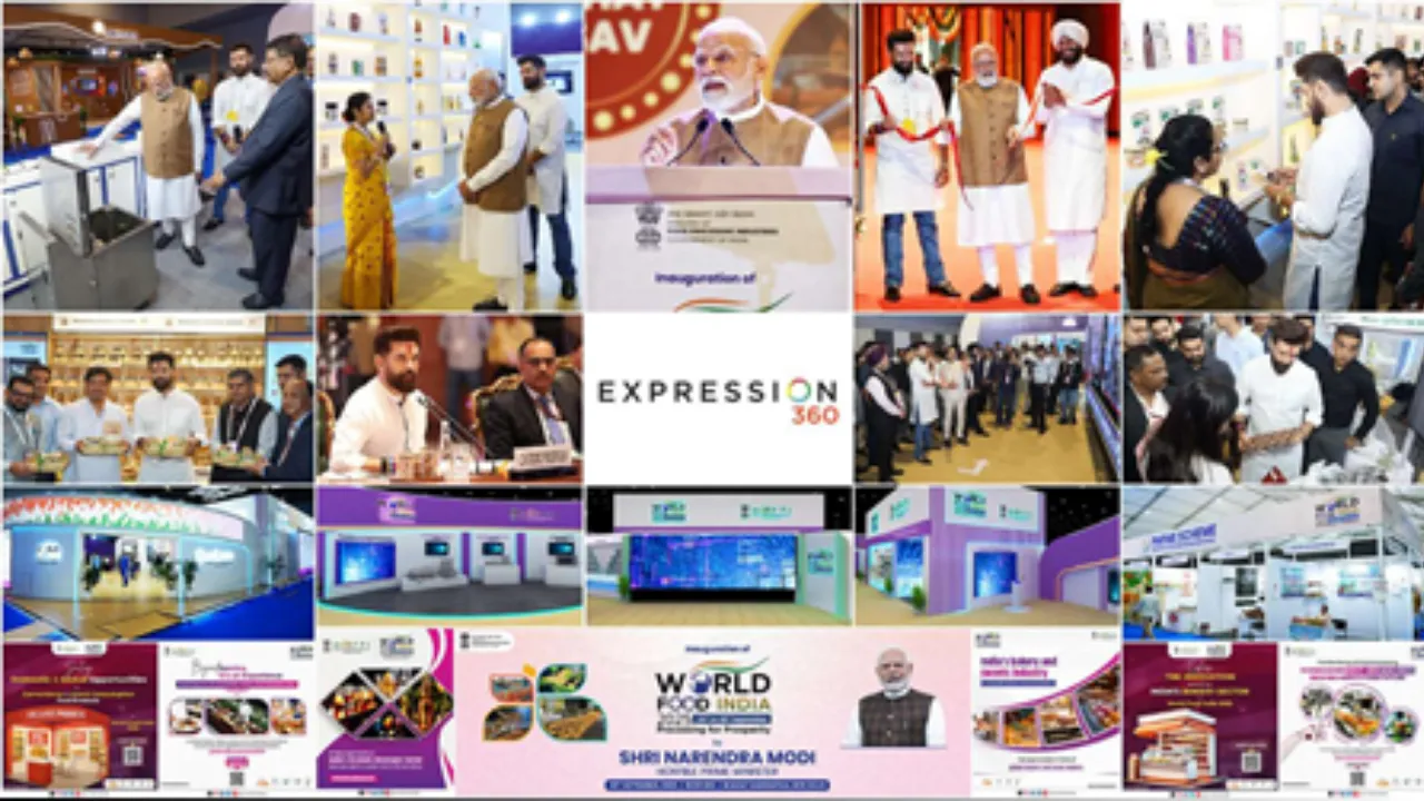 Expression 360 Architects an Unforgettable Narrative of Innovation and Heritage at World Food India 2025